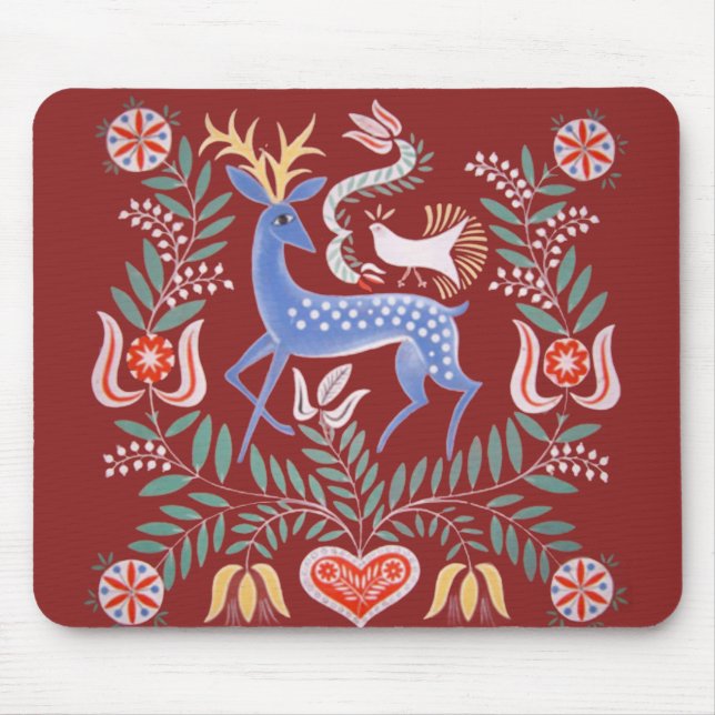 Ungersk folkart musmatta (Framsidan)