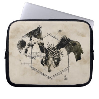 Ungersk hornsvansdrake laptop sleeve