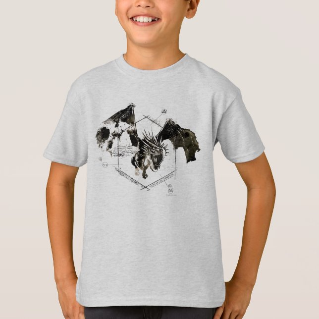 Ungersk hornsvansdrake tee (Framsida)