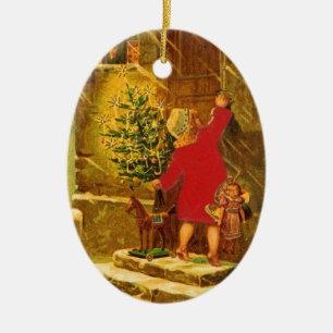 Ungersk jul från 1896 julgransprydnad keramik