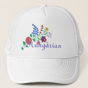 Ungersk Kalocsa Embroidery Folk Art Keps
