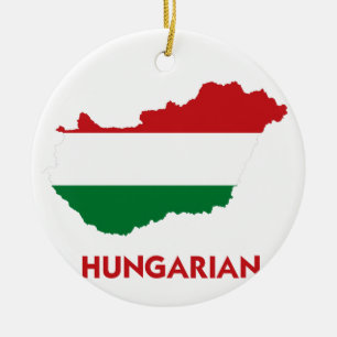UNGERSK KARTA JULGRANSPRYDNAD KERAMIK