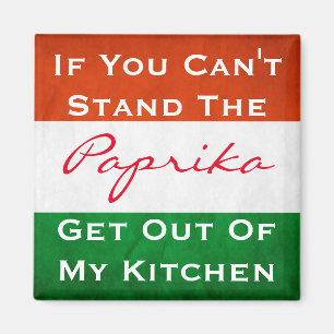 Ungersk Paprika w/Flag Magnet