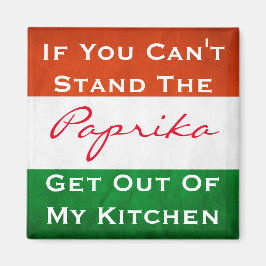 Ungersk Paprika w/Flagga Magnet