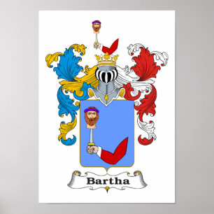 Ungersk vapensköld 11x15" Prin för Bartha familj Poster