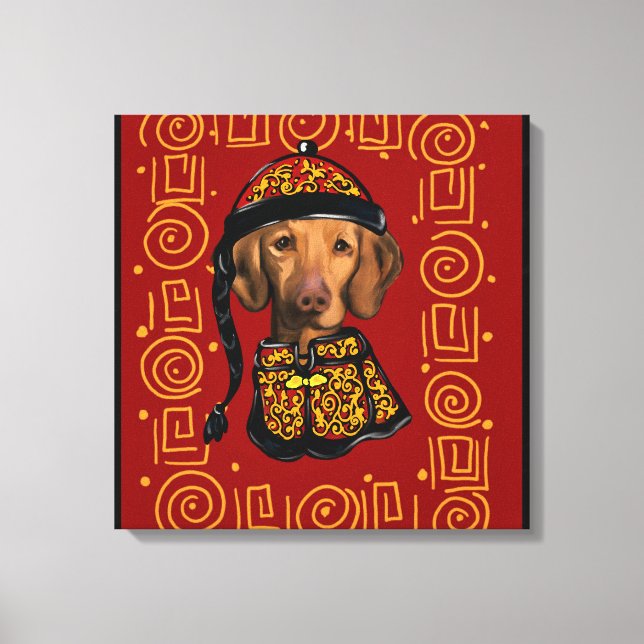 UNGERSK VIZSLA CANVASTRYCK (Framsida)