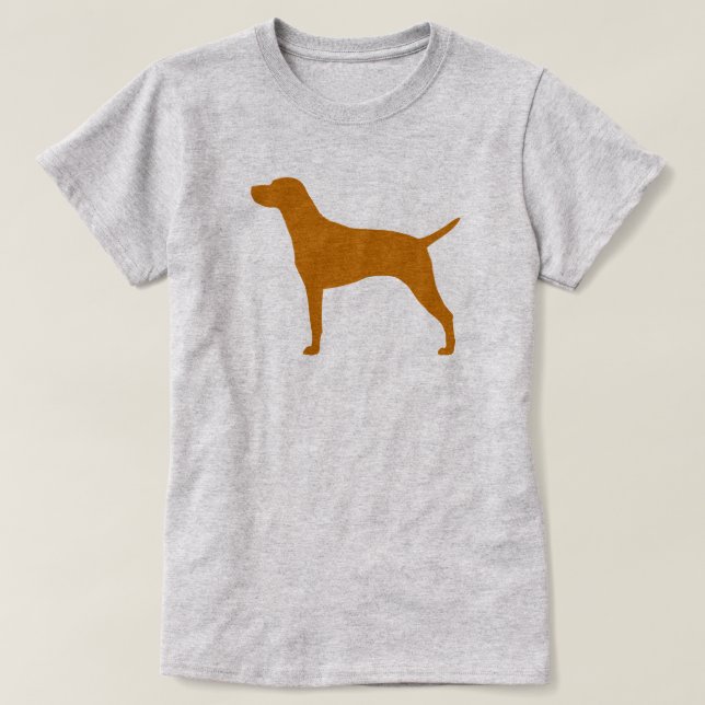 Ungersk Vizsla hund avelnSilhouette Tröja (Design framsida)