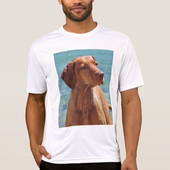 Ungersk Vizsla Hund Tee Shirt (Framsida)