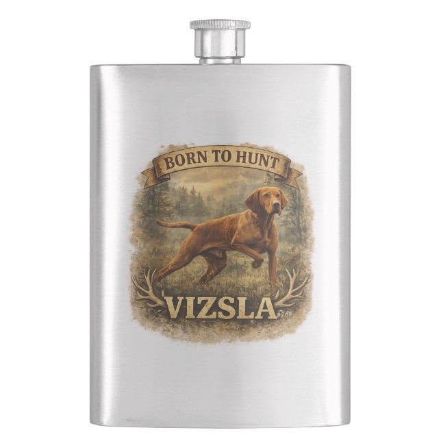 Ungersk Vizsla Konst    Fickplunta (Framsidan)