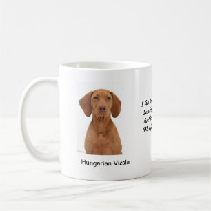 Ungersk Vizsla mugg - med två bilder och ett moti