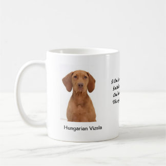Ungersk Vizsla mugg - med två bilder och ett motiv