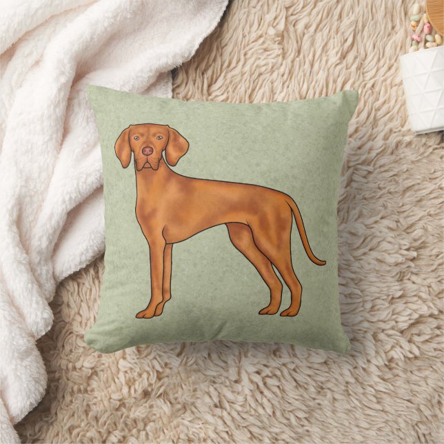 Ungersk Vizsla Pointer Serieteckning Hund Ritning  Kudde (Filt)