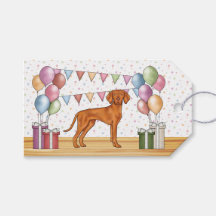 Ungersk Vizsla Söt Hund Pastell Glad Födelsedag