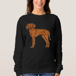 Ungersk Vizsla Söt Pointer Hund Illustration T Shirt