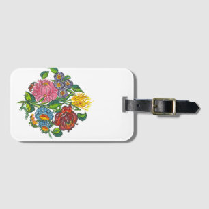 Ungerska blommor bagagebricka