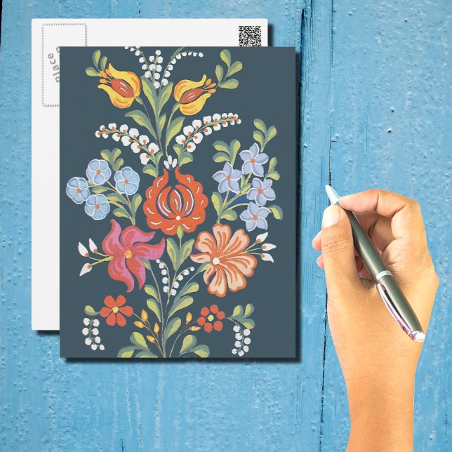 Ungerska blommor vykort (Skapare uppladdad)