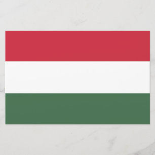 Ungerska Flagga Brevpapper