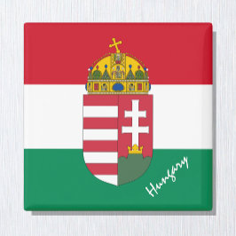 Ungerska flagga, Emblem och Ungerns helgdag/sport Magnet