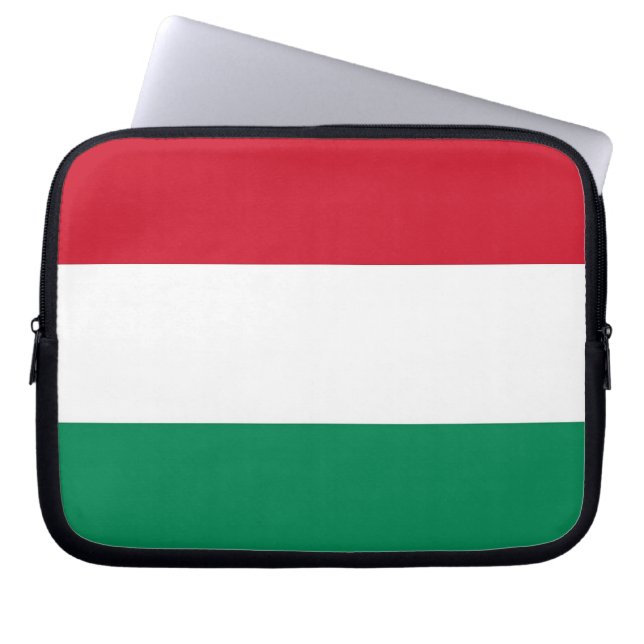 Ungerska Flagga Laptop sleeve (Framsidan)