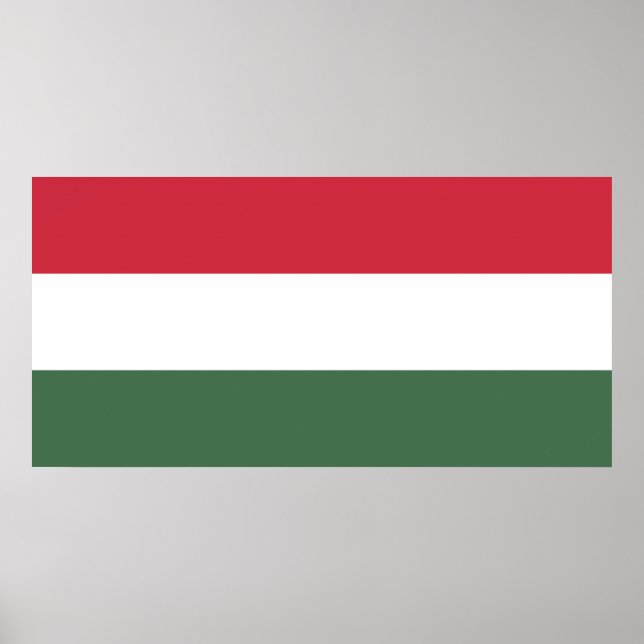 Ungerska Flagga Poster (Framsidan)