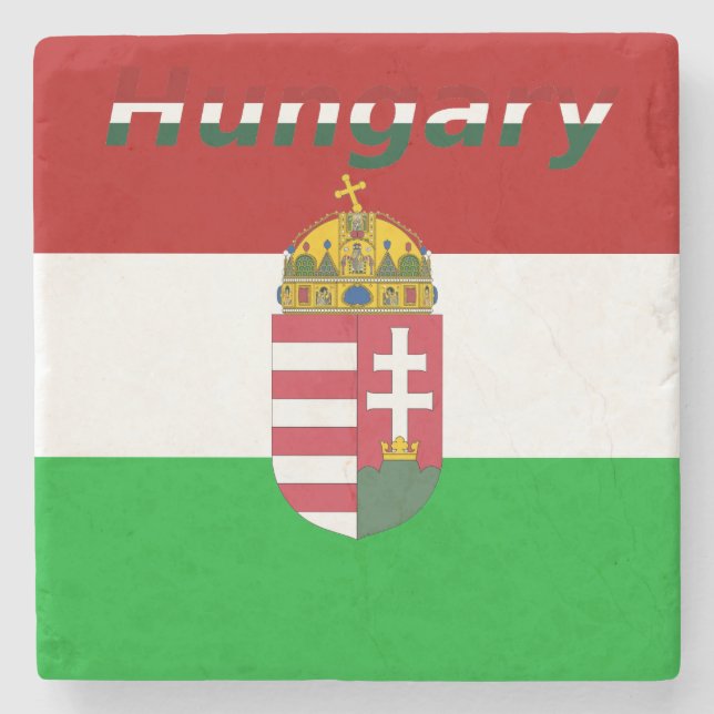 Ungerska flagga stenunderlägg (Framsidan)