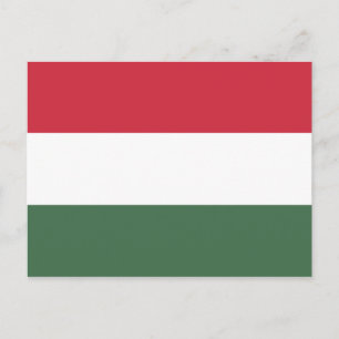 Ungerska Flagga Vykort