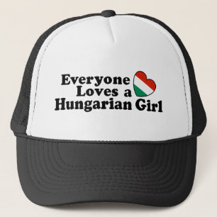 Ungerska flickor truckerkeps