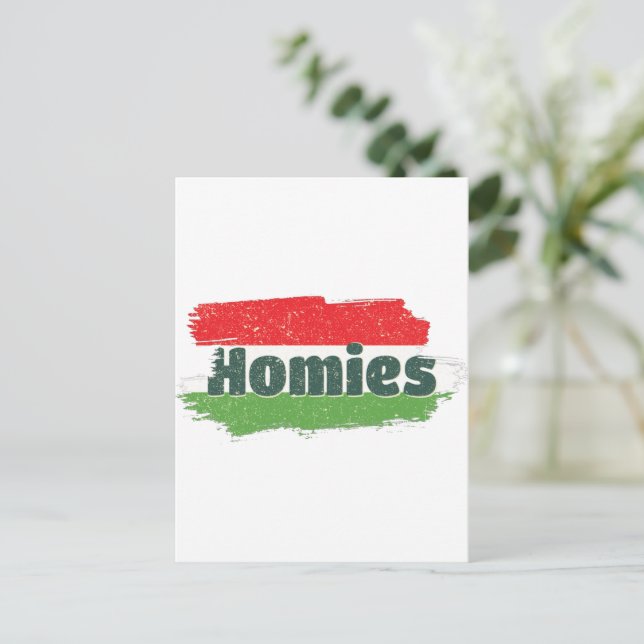 Ungerska Homies Vykort (Stående Fram)