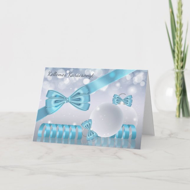 Ungerska - julhälsningskort helgkort (Framsida)