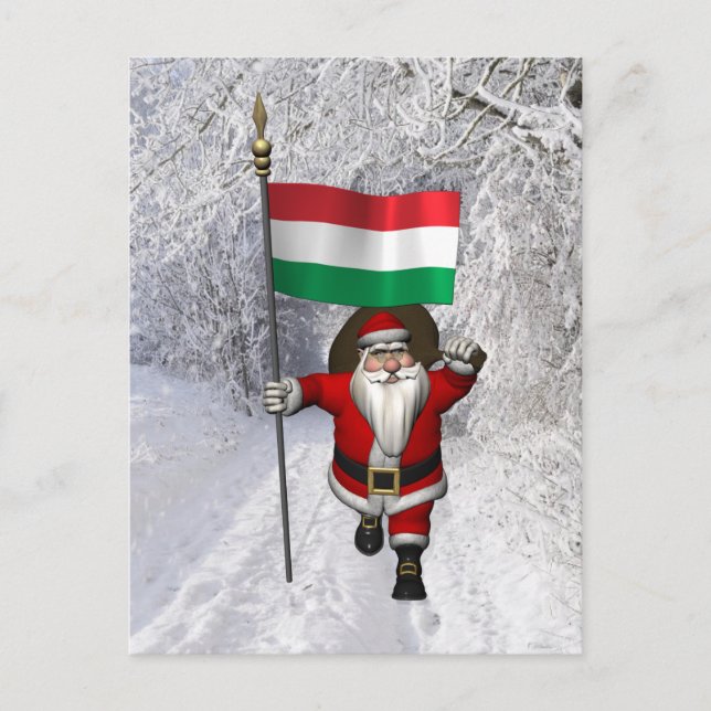 Ungerska Jultomten Vykort (Framsida)