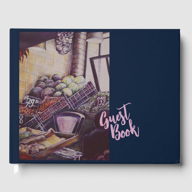 Ungerska marknaden Ställe, Budapest Gästböcker (Framsida)
