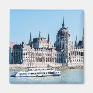 Ungerska parlamentet Bygger i Budapest stad Magnet