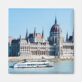Ungerska parlamentets byggnad i Budapest Magnet