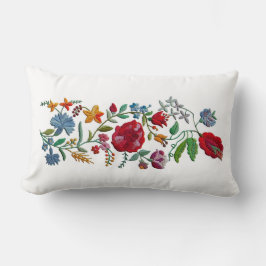 Ungerska Rhapsody #2 Folk Embroidery Lumbarkudde
