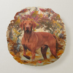 Ungerska Vizsla art Dekorativ kudde Glass Underläg