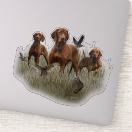 Ungerska Vizsla Art Klistermärken