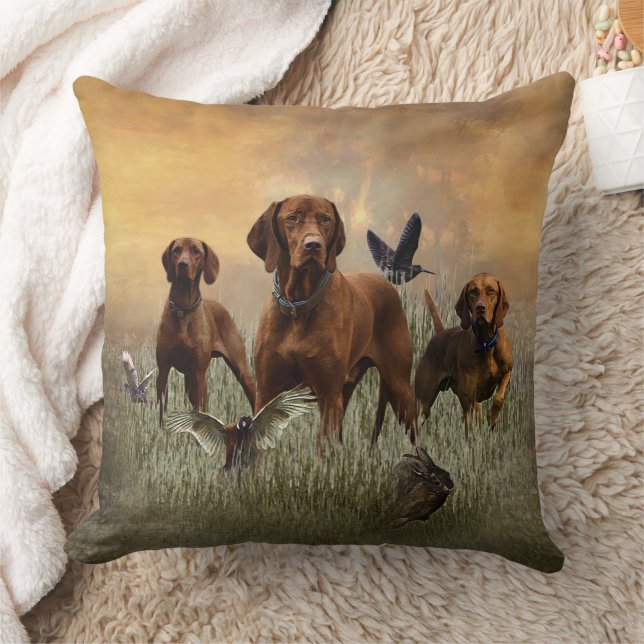 Ungerska Vizsla Art Kudde (Filt)