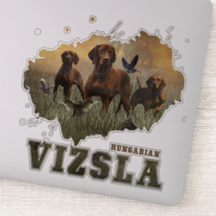 Ungerska Vizsla Art Sticker Klistermärken