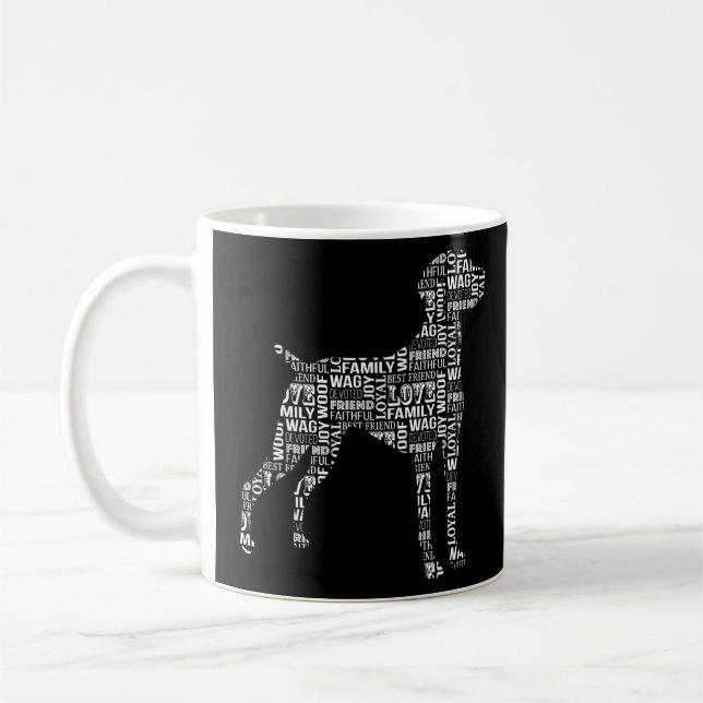Ungerska Vizsla Hund älskare Kaffemugg (Vänster)