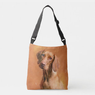 Ungerska Vizsla Hund Art-målning Axelväska