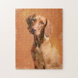 Ungerska Vizsla Hund Art Pussel