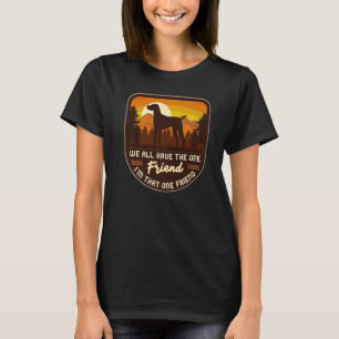 Ungerska Vizsla Hund Retro 2 T Shirt