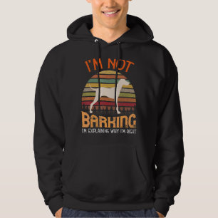Ungerska Vizsla Hund Retro 6 Hoodie