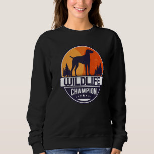 Ungerska Vizsla Hund Retro T Shirt