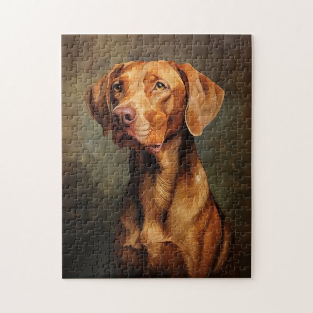 Ungerska Vizsla Pussel (Vertikal)