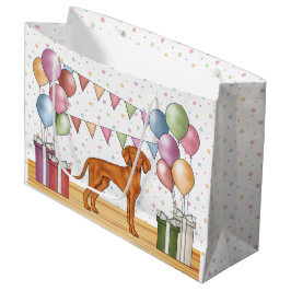 ungerska Vizsla Tecknad hund Colorful Birthday