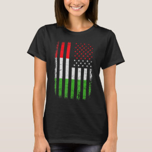 Ungerskt amerikanskt Flagga Ungern Amerika Pride H T Shirt
