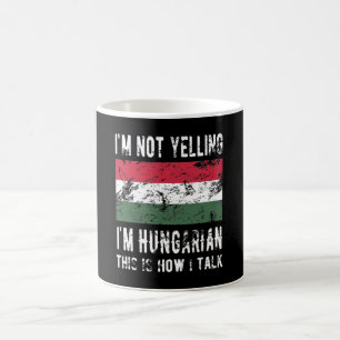 Ungerskt kulturarv Ungern Roots Ungerska Flagga Kaffemugg