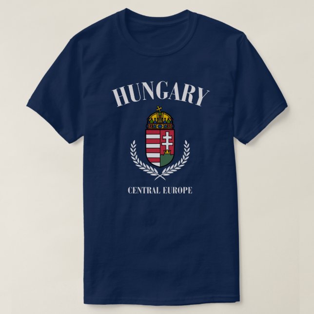 Ungerskt Pride med vårt djärva Ungern Flagga T-Shi T Shirt (Design framsida)