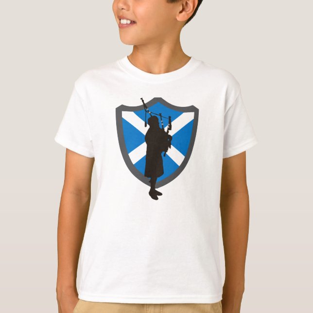 UngesäckpipeblåsareT-tröja:  T-shirt (Framsida)